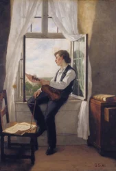 The Violinist at the Window