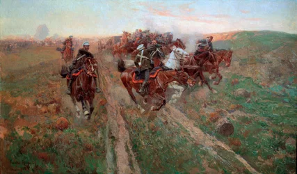 Scene from the Battle of Kuryuk-Dara in July 1854