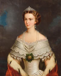 Portrait of Elisabeth of Bavaria, 1854