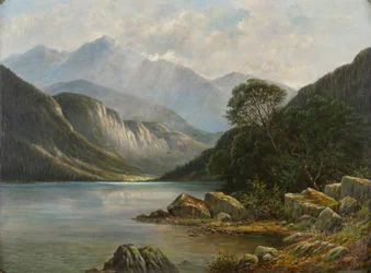 Badersee with Wetterstein