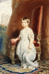 Portrait of the Comte de Paris, as a Boy in a White Costume