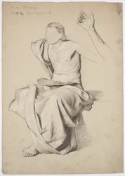 Figure Study for the Ceiling Painting 