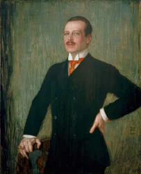 Ernst Ludwig of Hesse / Painting by Stuck