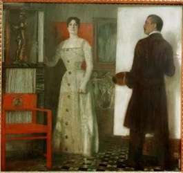 Franz and Mary Stuck in the Studio