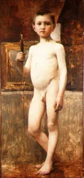 Nude Boy with Sword