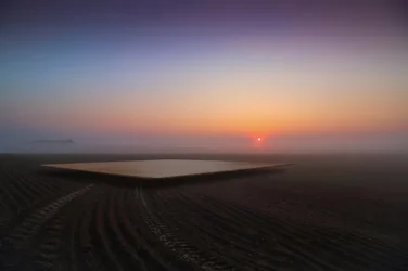 Misty Horizon Sunrise