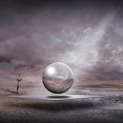 Surreal Desert Orb