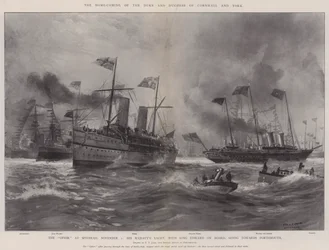 The Home-Coming of the Duke and Duchess of Cornwall and York