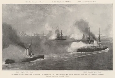 The Naval Manoeuvres, the Battle of the Casquets, X Battle-Ships Relieving the Blockade of the Channel Islands