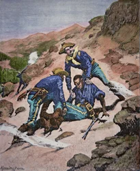 The Rescue of Corporal Scott during the Geronimo campaign of 1886