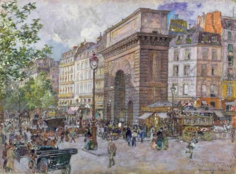 The Porte Saint-Martin, 1898