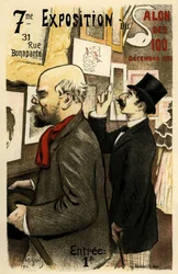 7th Exhibition of the Salon des 100 December 1894 Poster, 1894