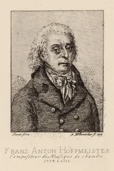 Portrait of the Composer Franz Anton Hoffmeister, 1754-1812