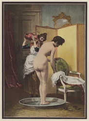 Woman at Her Toilette