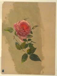 A Rose Bough, 1860-70