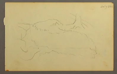 Base of a Tree, Boulders, 1844