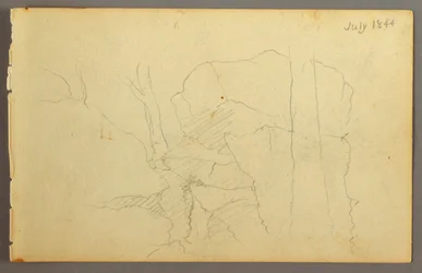 Boulders Among Trees, 1844
