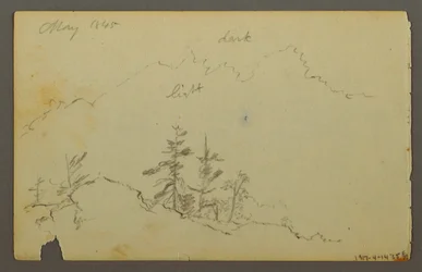 Broad Rolling Landscape with Clouds, 1844