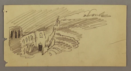 Building by Moonlight, Possibly 1869
