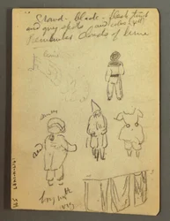 Cart, Figure Studies, Possibly 1868