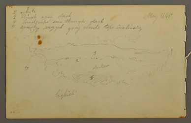 Cloud study, 1844