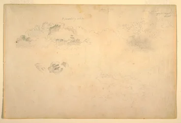Drawing, Clouds, 1844
