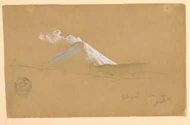 Cotopaxi from near Ambato, Ecuador, 1853