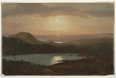 Eagle Lake Viewed from Cadillac Mountain, Mount Desert Island, Maine, 1850–60