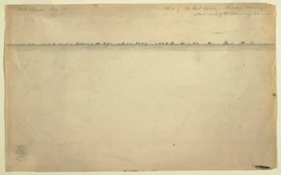 Fleet of Mackerel Fishers, Mount Desert, Maine, August 19, 1850
