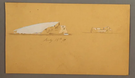 Floating Icebergs, July 16, 1859