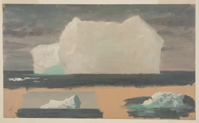 Floating Icebergs near Twillingate, Newfoundland, July 4, 1859