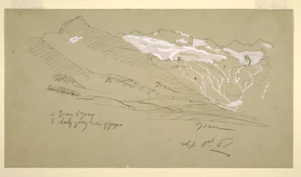 From the Bernese Alps, Bel Arp, August 1868