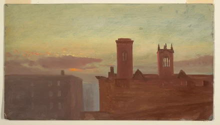 Housetops, Hudson, ca. 1867