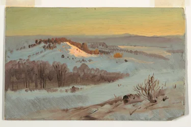 Hudson Valley, New York in Winter, 1869–70