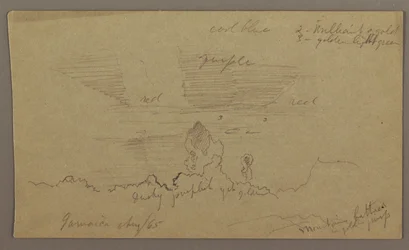 Landscape; Verso: Sky, August 1865
