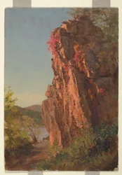 Landscape with Large Rock, possibly North Carolina, 1865–70