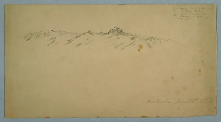 Mount Pichincha from Chillo, Ecuador, June 26, 1857