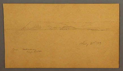 Mountainous coast, July 21, 1859