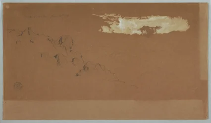 Mountains Near Mocho, Ecuador, Probably Showing Mt. Chimborazo Framed By Clouds, June 16, 1857