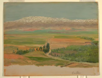 Mountains near Baalbec, May 1868