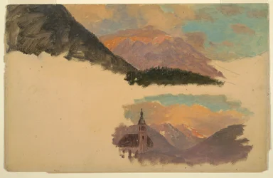 Mountains near Berchtesgaden, Bavaria, June 1868