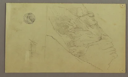 Mountainside, possibly 1868