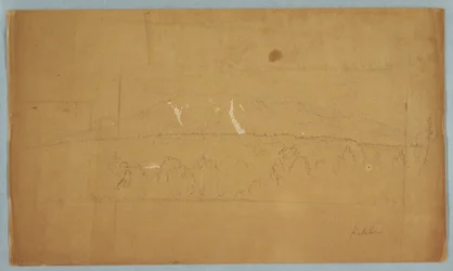 Mt. Katahdin from Lake Katahdin, Maine, 1852