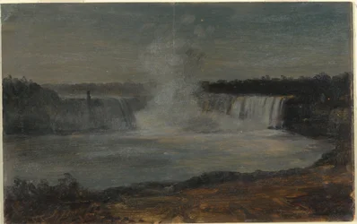Niagara Falls in Evening Light, September 1856