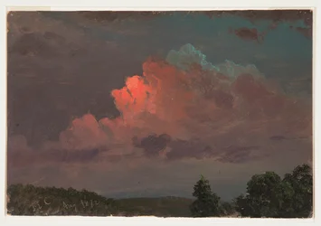 Nightfall near Olana, August 1872