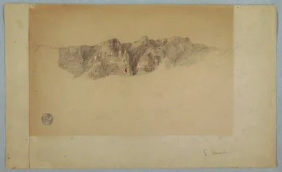 Part of a Rifted Mountain Range, Probably Ecuador or Colombia, 1853 or 1857
