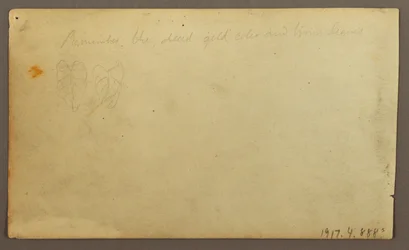 River Limona near a Village, Ecuador or Colombia; Verso: Leaves, 1857