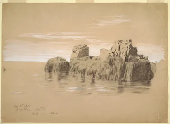 Rocks at the Coast, Grand Manan Island, Canada, September 2, 1851