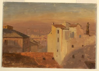 Rooftops, Rome, Italy, 1868–69