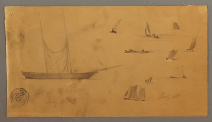Sailboat Studies, July 12-13, 1859